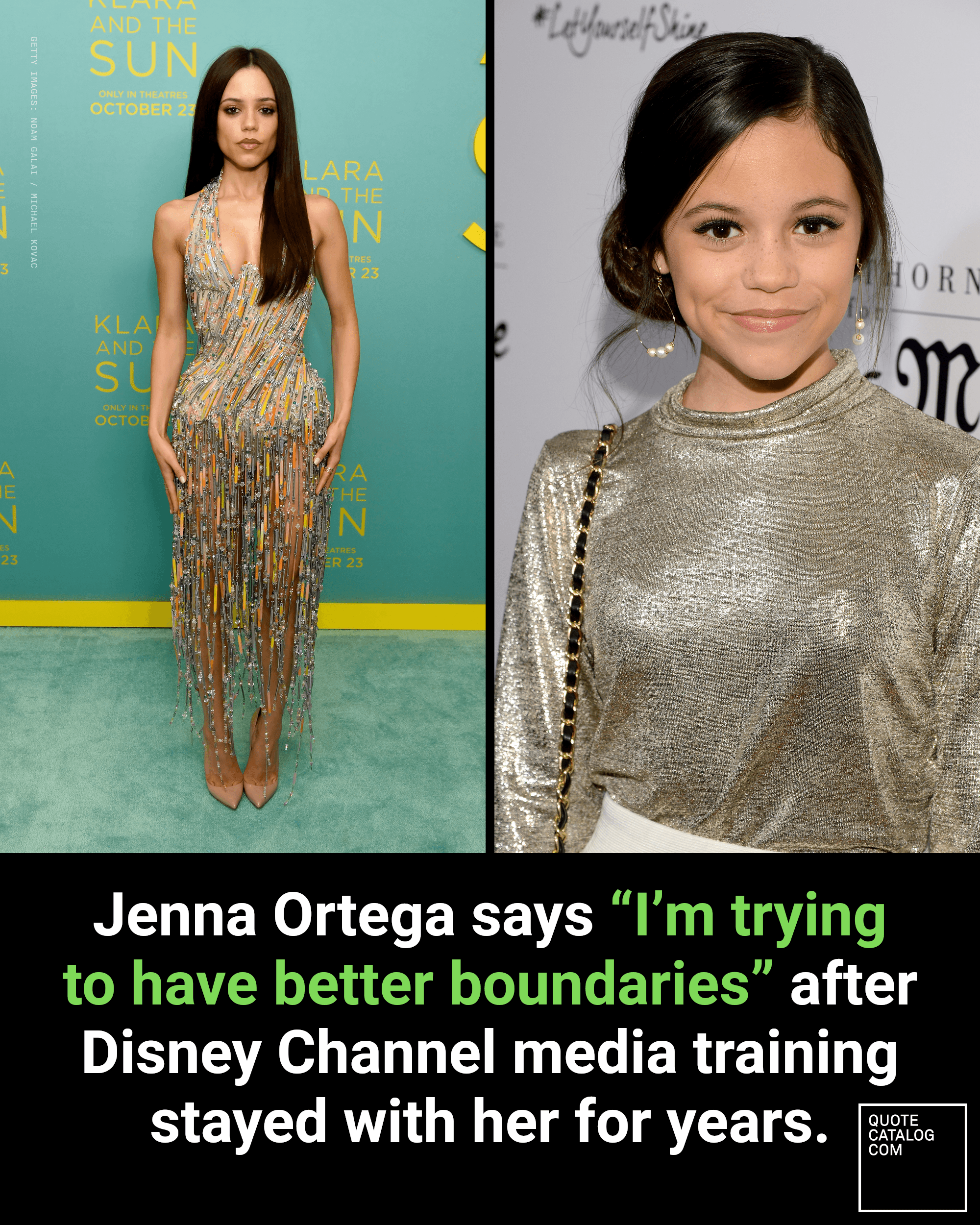 Jenna Ortega says Disney Channel taught her to treat every encounter with a fan as a potentially once-in-a-lifetime moment for that person. Years later, she's…