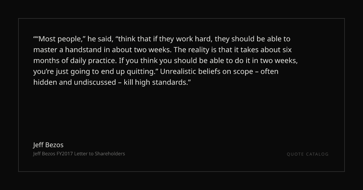 Most people,” he said, “think that if they work hard, they...